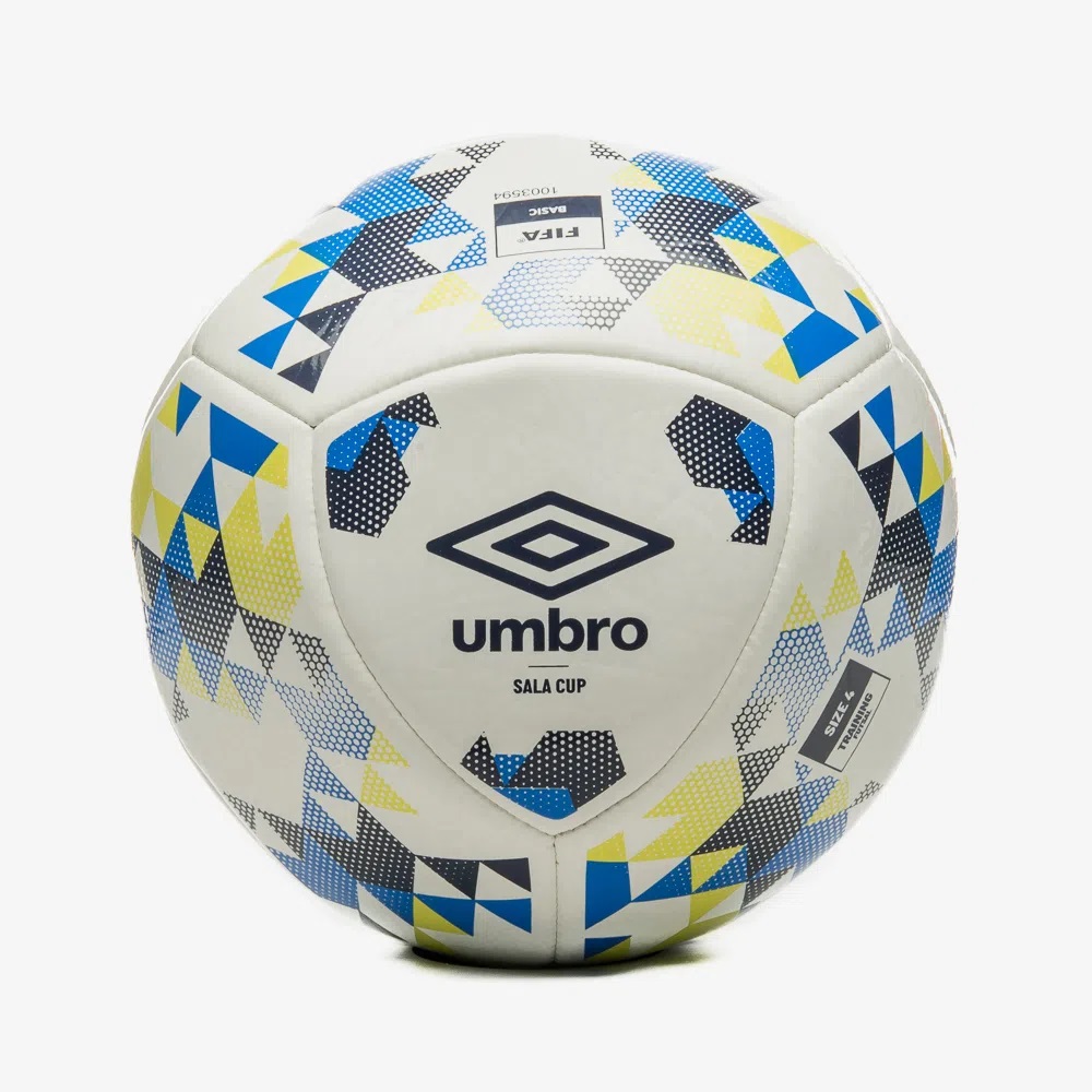 Balón de Fútbol Sala Umbro Sala Cup White / Navy Blazer / Strong Blue / Sunny Lime