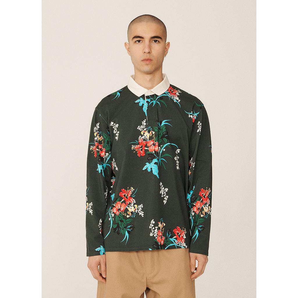 Polo Umbro YMC Aloha Print Jersey Shirt Floral Multi