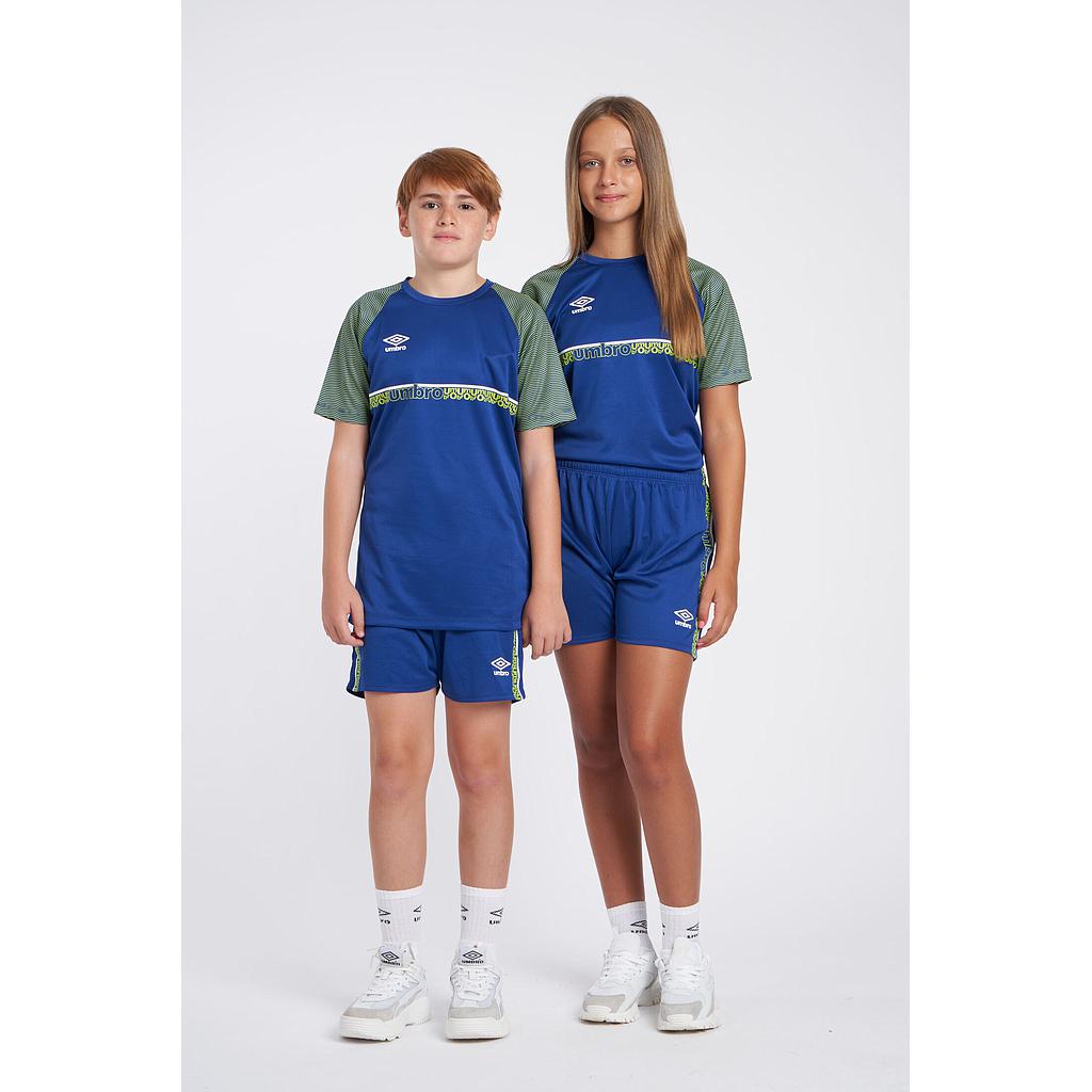 Camiseta Umbro Spirito Jersey - JNR - Sodalite Blue / White / Lime Punch