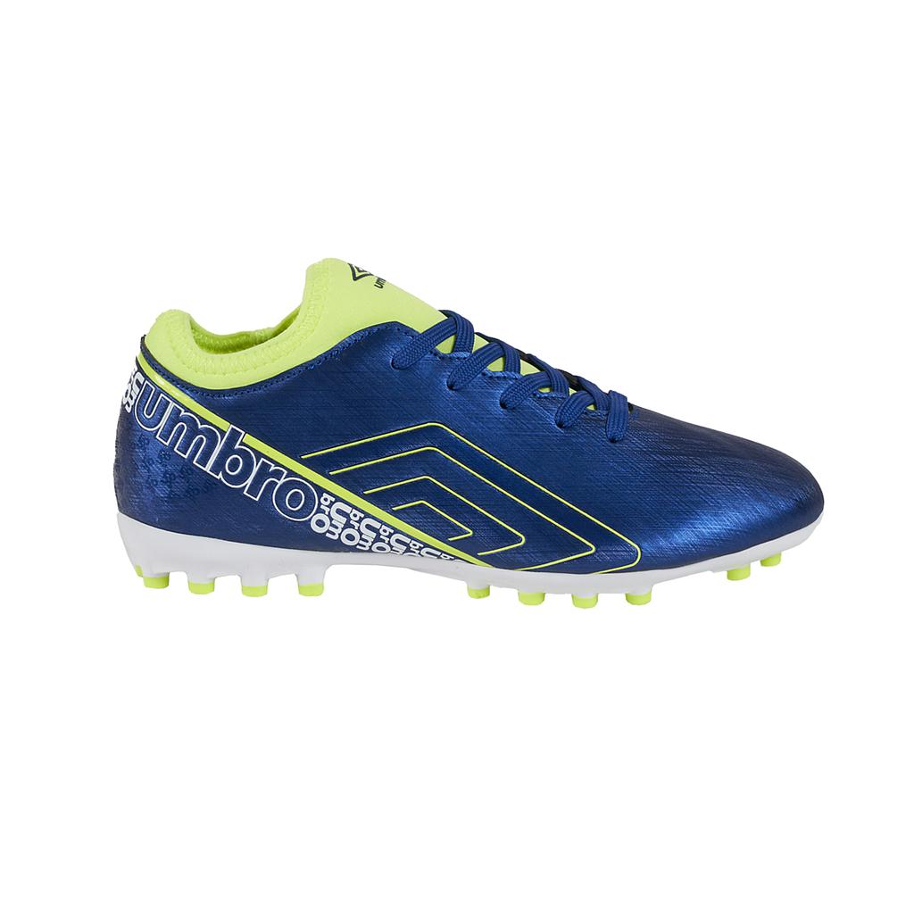 Bota de Fútbol Umbro Spirito Ag-Jnrsodalite Blue / Lime Punch / White