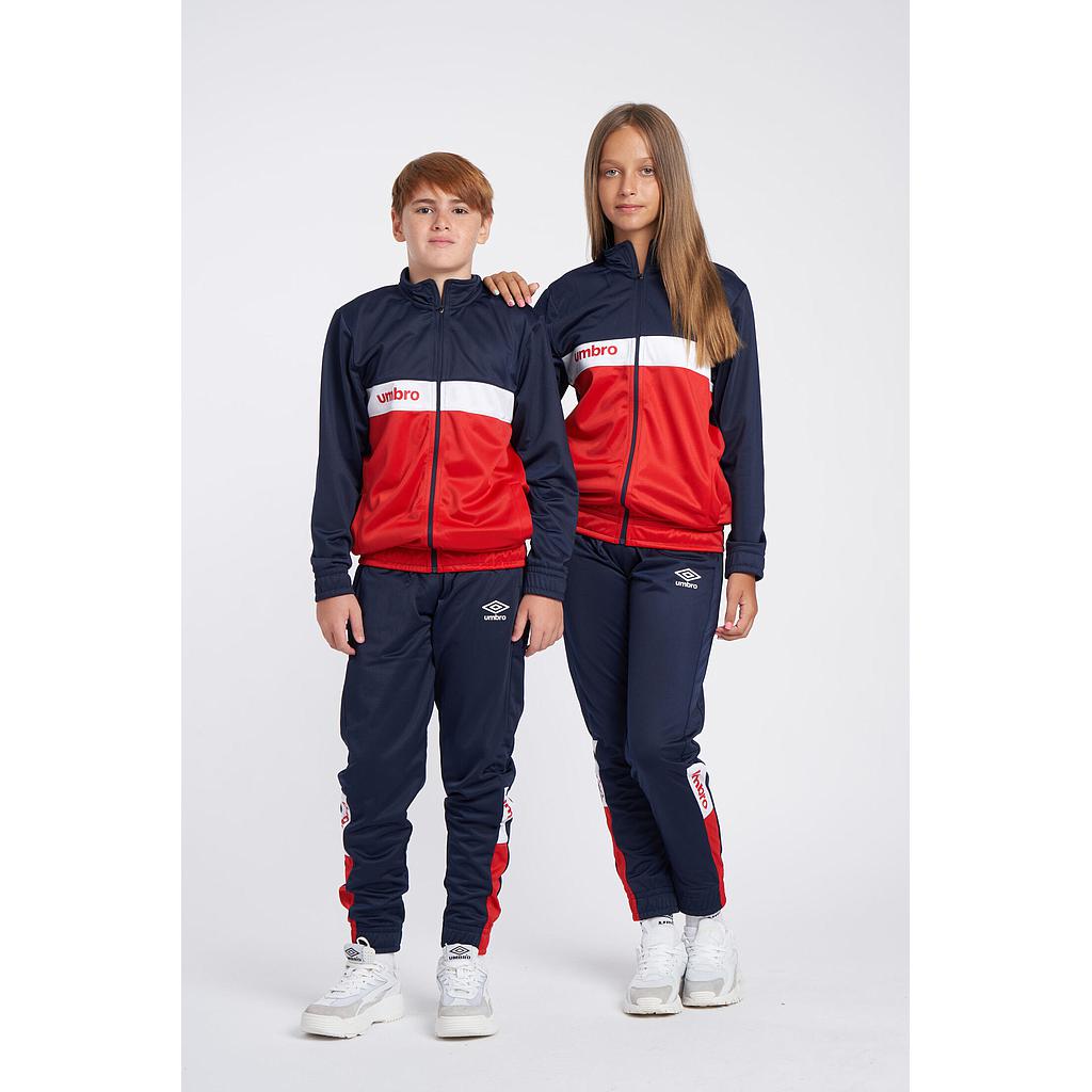 Chaqueta Umbro Fw Sportswear Track Top Dark Navy / Vermillion / Brilliant White - JNR
