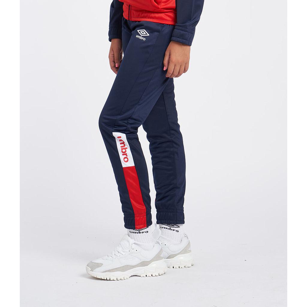Pantalón Umbro Fw Sportswear Track Pant Dark Navy / Vermillion / Brilliant White - JNR