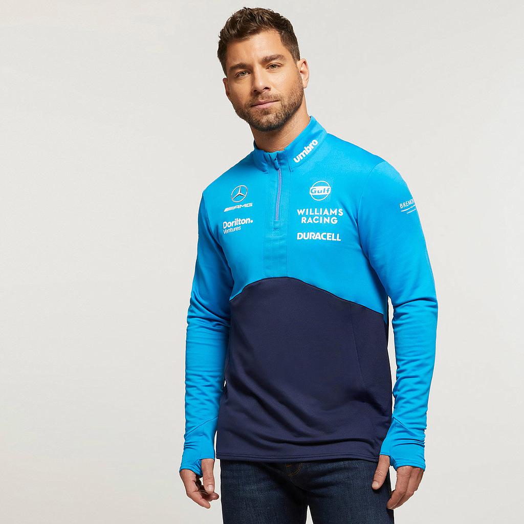 WILLIAMS RACING TRAINING JERSEY PEACOAT / DIVA BLUE (copia)