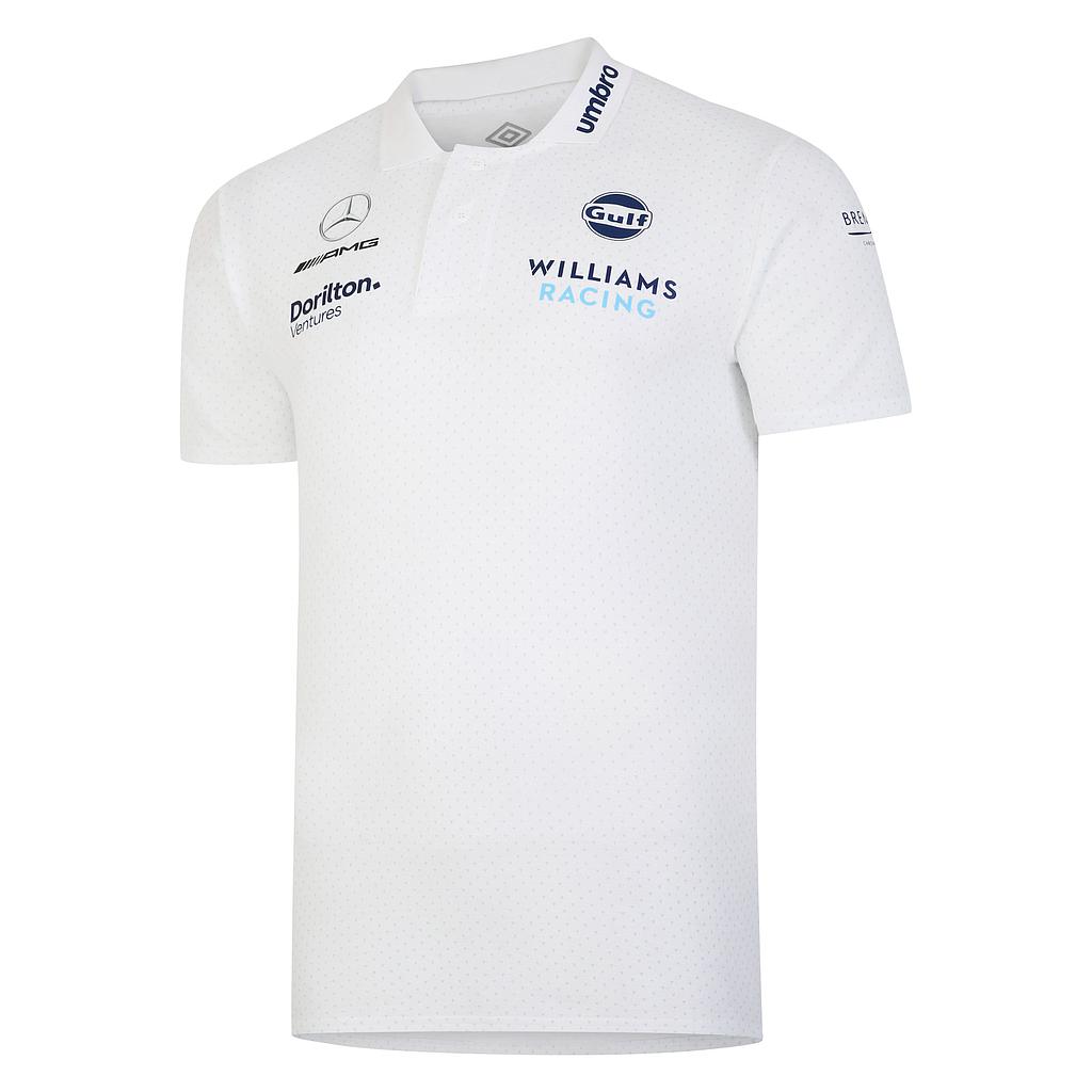 Polo Umbro Williams Racing CVC Media Polo Brilliant White