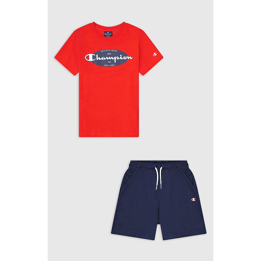 Conjunto Champion Grapich Shop Rojo