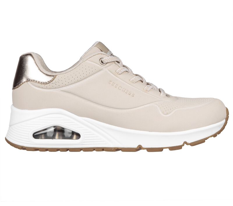 Zapatilla Skechers Uno Shimmer Beige