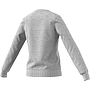 EH6156 Youth Girls Linear Sweatshirt medium grey heather/REAL PINK S21