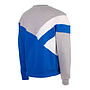 65496U-HGW BRANDED VINTAGE PANELLED SWEAT GREY MARL / REGAL BLUE / BRILLIANT WHITE