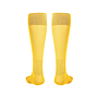 99286I-720 Medias De Fútbol Joy Amarillo Junior