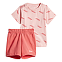 FM0657 Infant Favorites Short Sleeve Set glory pink/glory pink