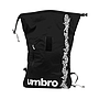 30789U-090 PADDED ROLL TOP BACKPACK BLACK / WHITE