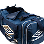 30775U-C5D RETRO SMALL HOLDALL BLUE / WHITE / BRONZE