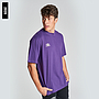C10021-JKX-CLASSICO 2 CREW TEE HELIOTROPE / SAFETY YELLOW