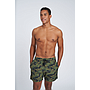 PRINTED SWIM SHORT DARK OLIVE CAMO