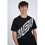 FW DIAMOND SASH GRAPHIC TEE BLACK