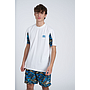 UMBRO RESORT CREW TEE WHITE / SCUBA