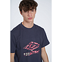 UMBRO RESORT GRAPHIC TEE INDIAN INK / PINK LIFT MULTI