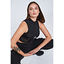 UMBRO REFLECTIVE TECH CROP TOP - WMNS BLACK / REFLECTIVE