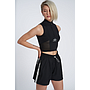 UMBRO REFLECTIVE TECH CROP TOP - WMNS BLACK / REFLECTIVE