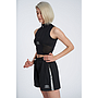 UMBRO REFLECTIVE TECH CROP TOP - WMNS BLACK / REFLECTIVE
