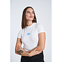 UMBRO FITTED CROP TEE - WMNS WHITE / SCUBA