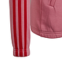 ADIDAS GIRLS ESSENTIALS 3S FLEECE FULL-ZIP