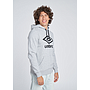 FW LARGE LOGO HOODIE GREY MARL / BLACK