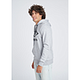 FW LARGE LOGO HOODIE GREY MARL / BLACK