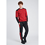 UTILITY CLR BLOCK JOGGER BLACK / RED DAHLIA
