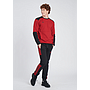 UTILITY CLR BLOCK JOGGER BLACK / RED DAHLIA