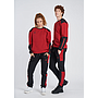 UTILITY CLR BLOCK JOGGER BLACK / RED DAHLIA
