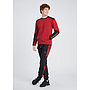 UTILITY CLR BLOCK JOGGER BLACK / RED DAHLIA