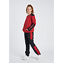 UTILITY CLR BLOCK JOGGER BLACK / RED DAHLIA
