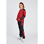 UTILITY CLR BLOCK JOGGER BLACK / RED DAHLIA
