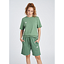 Camiseta Umbro Small Logro Cotton Tee Dark Ivy