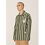 Chaqueta Umbro YMC Striped Refs Jacket Rain Forest / Cannoli Cream