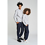 FLEECE JOGGER DARK NAVY / WHITE