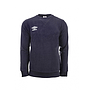 FLEECE SMALL LOGO SWEAT DARK NAVY / WHITE