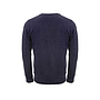 FLEECE SMALL LOGO SWEAT DARK NAVY / WHITE