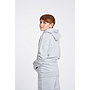 CHAQUETA UMBRO FLEECE ZIP THROUGH SMALL LOGO HOODIE JUNIOR GREY MARL / WHITE