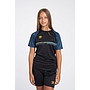 CAMISETA UMBRO SPIRITO JERSEY - JNRBLACK / ORANGE POP / PETROL BLUE 