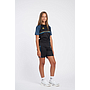 CAMISETA UMBRO SPIRITO JERSEY - JNRBLACK / ORANGE POP / PETROL BLUE 