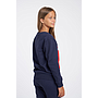 Sudadera Umbro Fw Sportswear Sweat - Jnrdark Navy / Vermillion / Brilliant White