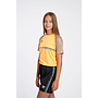 Pantalón Umbro Spirito Knit Short - Jnr Black / Orange Pop / Petrol Blue