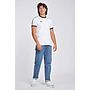 Camiseta Umbro Taped Ringer Tee Brilliant White / Black