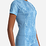 Camiseta Umbro Pro Training Printed Poly Tee - Womens Allure / Clear Sky