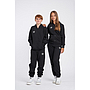 CHAQUETA UMBRO FLEECE ZIP THROUGH SMALL LOGO HOODIE JUNIOR BLACK / WHITE
