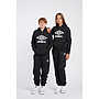 SUDADERA UMBRO FLEECE LARGE LOGO OH HOODY BLACK / WHITE