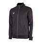 65520U-HJB FW ZIP TRACK TOP CHARCOAL MARL / BRILLIANT WHITE