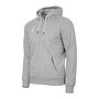 65521U-263 FW LARGE LOGO ZIP THROUGH HOODIE GREY MARL